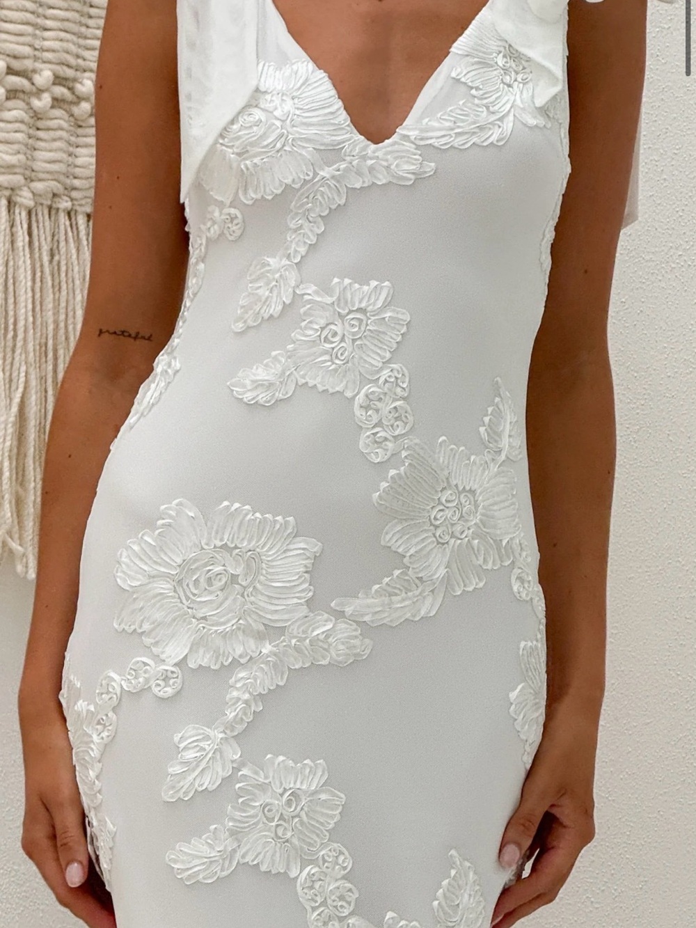 Billy J Usha tie strap maxi dress